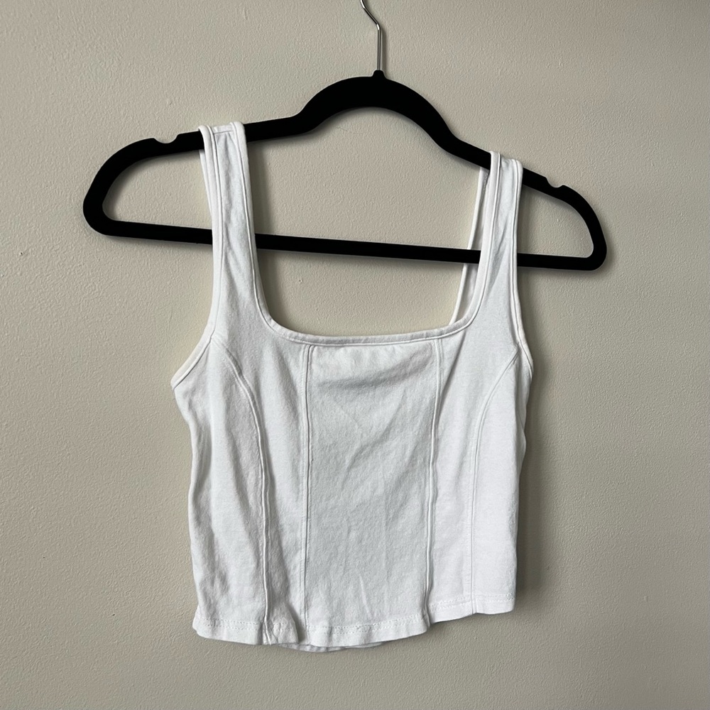 Topshop Corset-Style Top - US 2